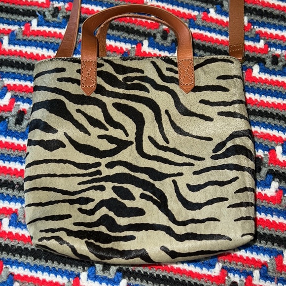 Madewell zebra calf hair small crossbody - Picture 16 of 16